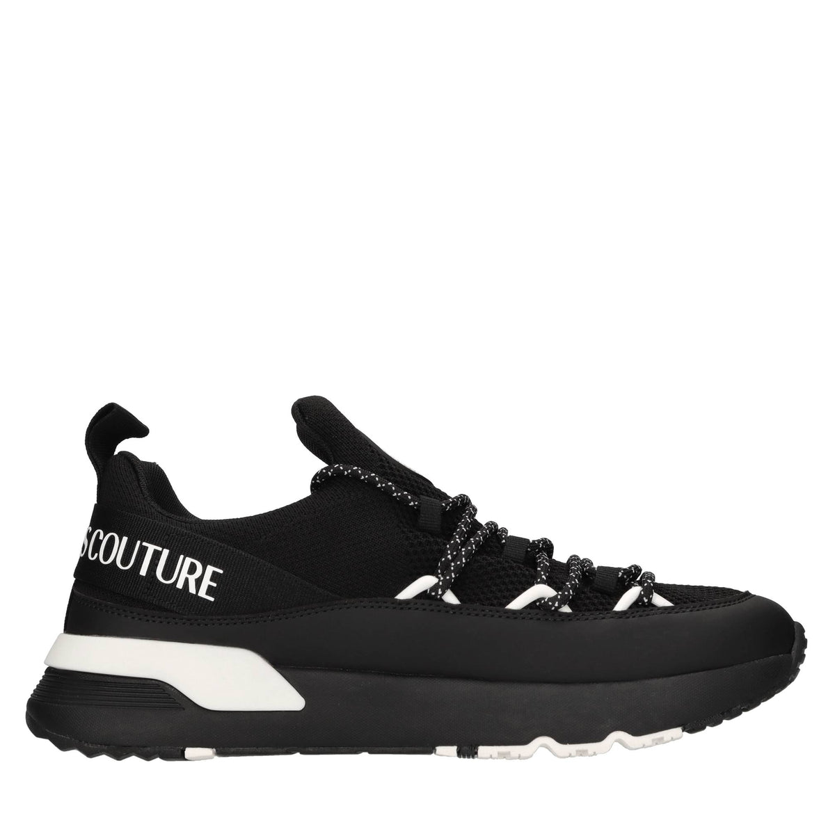 Sneakers in ecopelle e tessuto 