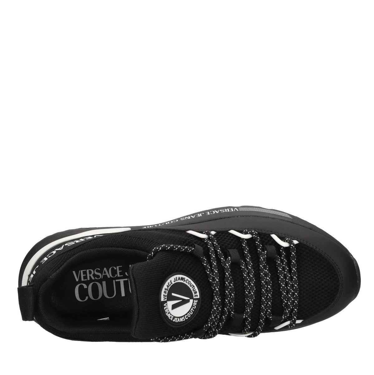Sneakers in ecopelle e tessuto 