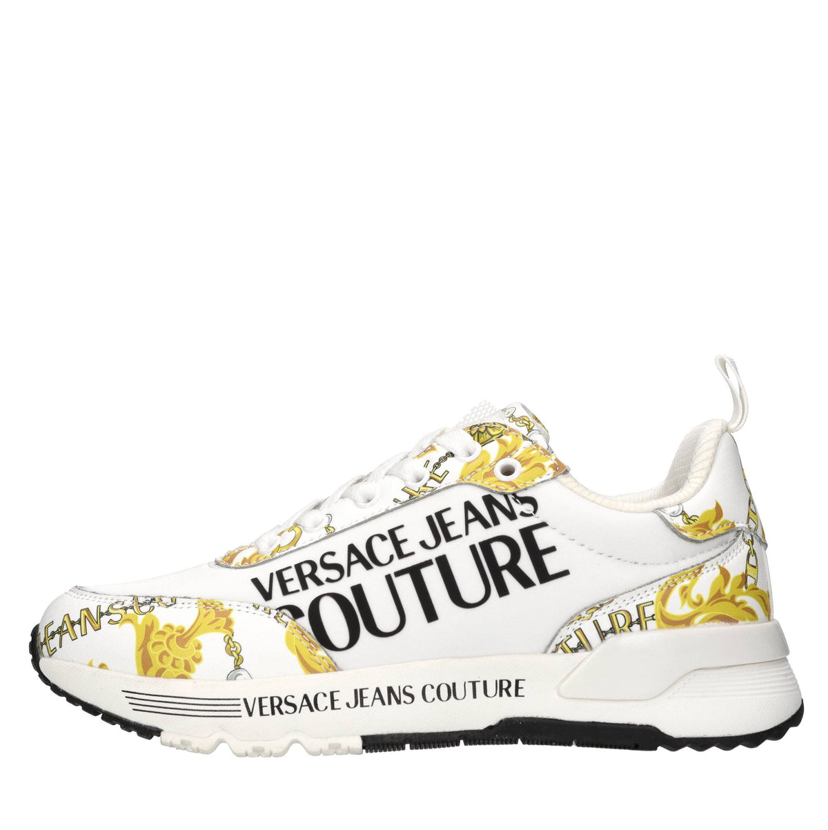 Sneakers in ecopelle e tessuto 