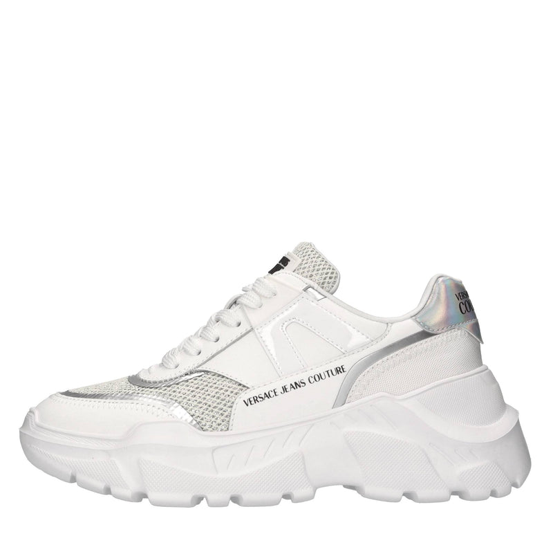 Sneakers in ecopelle e tessuto 