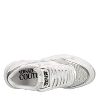 Sneakers in ecopelle e tessuto 