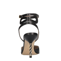 Décolleté slingback in pelle 