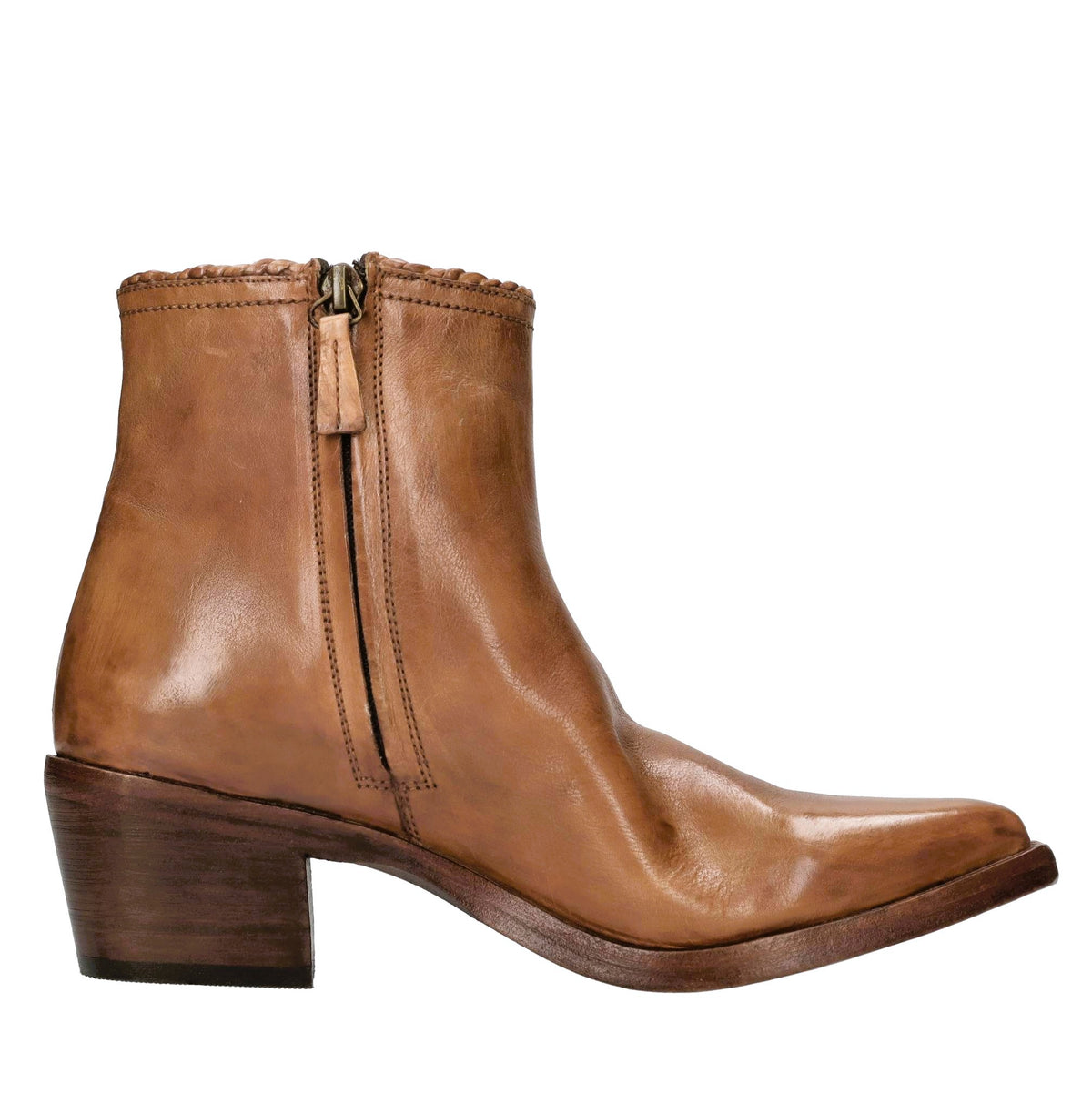 Stivaletti texani in pelle 