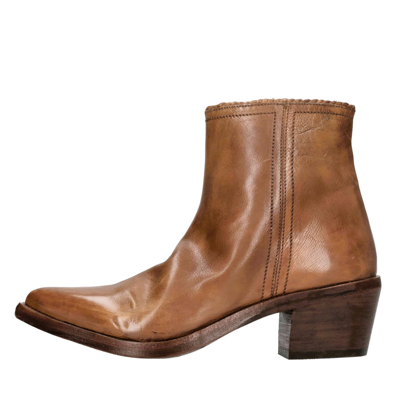 Stivaletti texani in pelle 