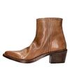 SULFUR Leather Western ankle boots