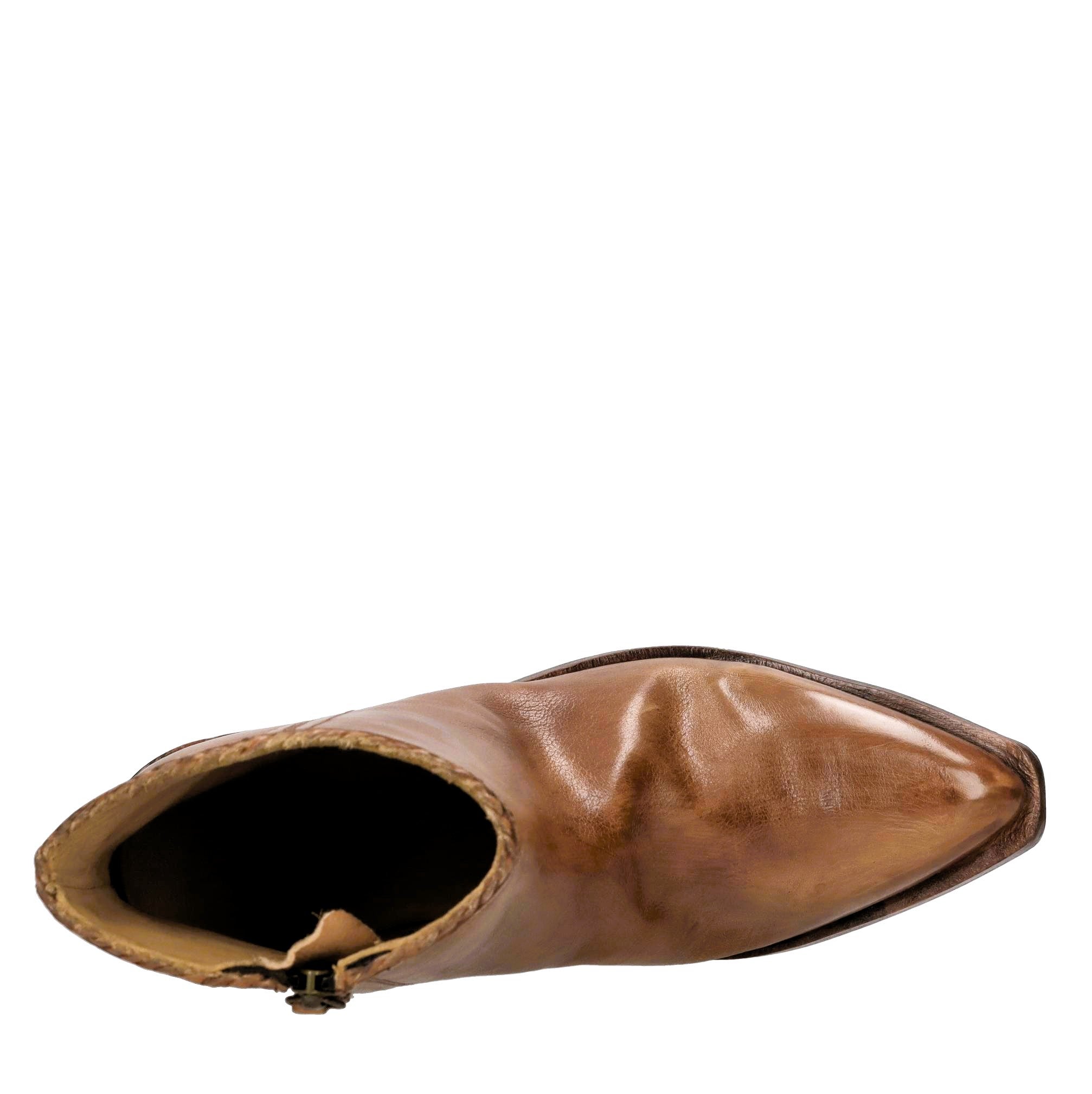 Stivaletti texani in pelle 