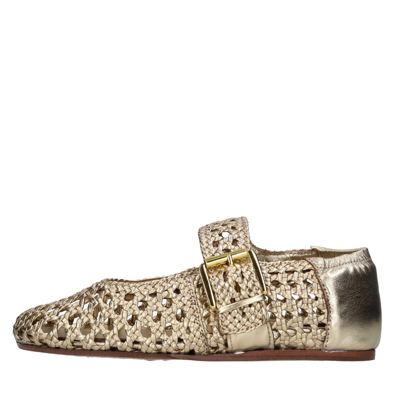 Ballerine in pelle 