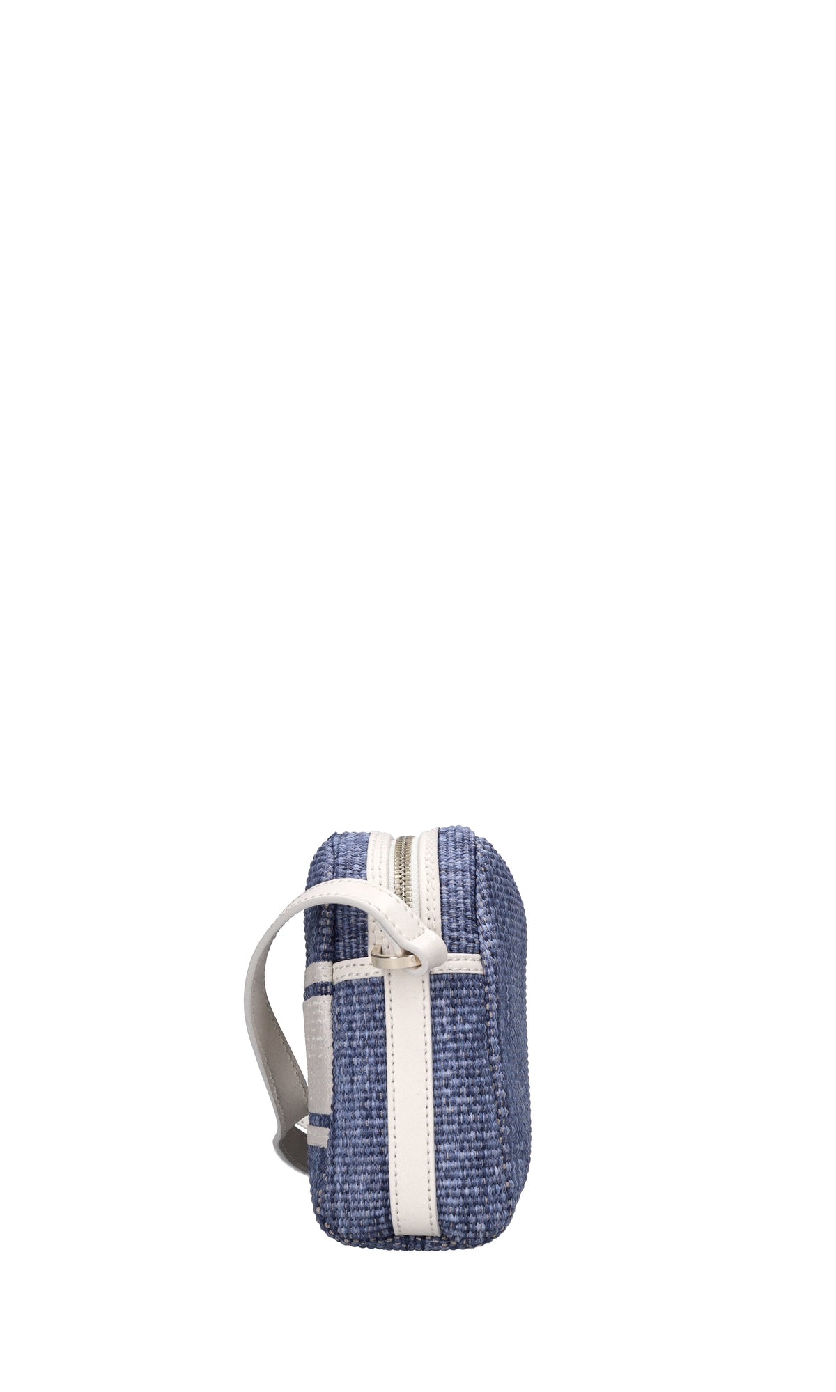 Borsa in rafia e pelle 