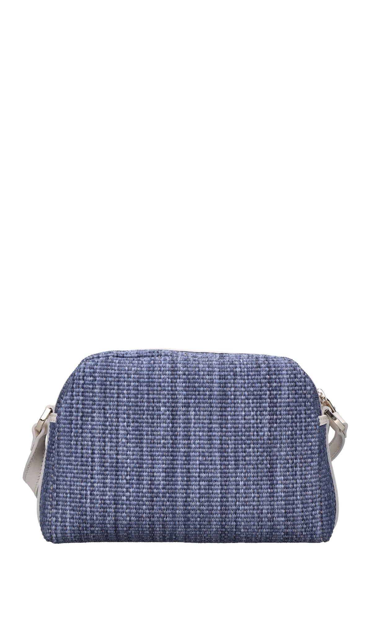 Borsa in rafia e pelle 