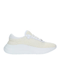 Sneakers CASADEI modello MIA in pelle e rafia 