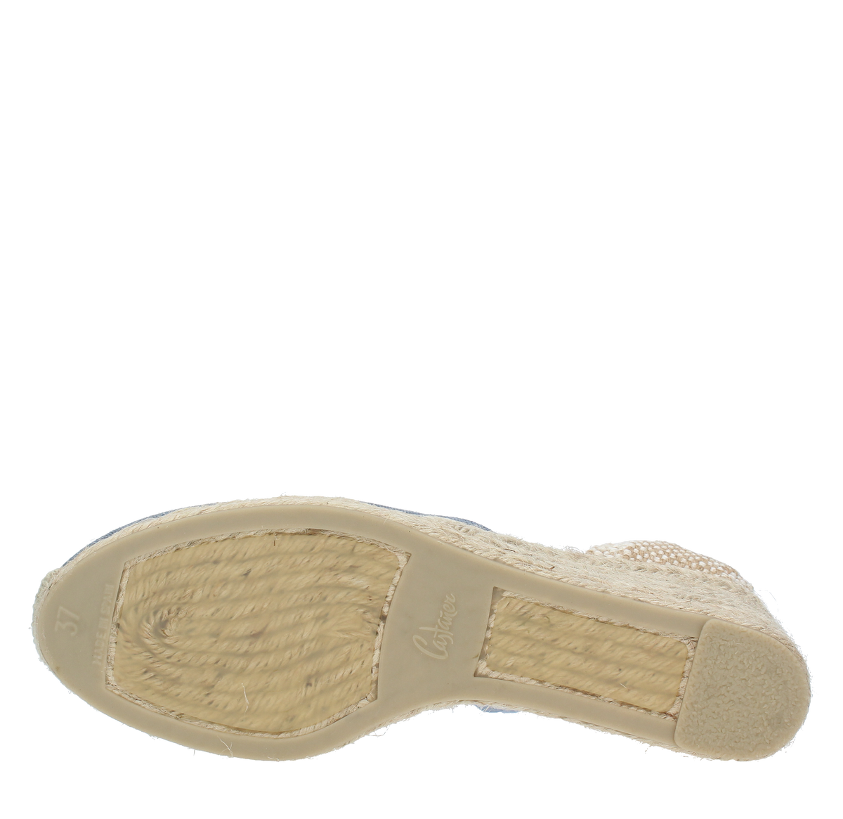 Zeppa in tessuto e corda modello CARINA 