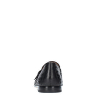 Mocassini doppia fibbia modello DU3154PANNUF195NN00  in pelle intrecciata 