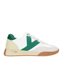 Sneakers in camoscio tessuto e gomma 