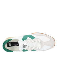 Sneakers in camoscio tessuto e gomma 