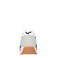 Sneakers in camoscio tessuto e gomma 