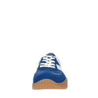 Sneakers in camoscio tessuto e gomma 