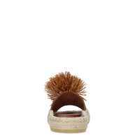 Mules modello FUJI in pelle e rafia 