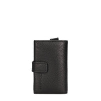 Portafoglio e porta carte di credito in pelle 
