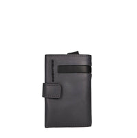 Portafoglio e porta carte di credito in pelle 