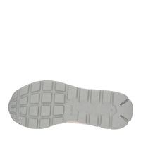 Sneakers in camoscio e tessuto 
