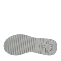 Sneakers in pelle camoscio e tessuto 
