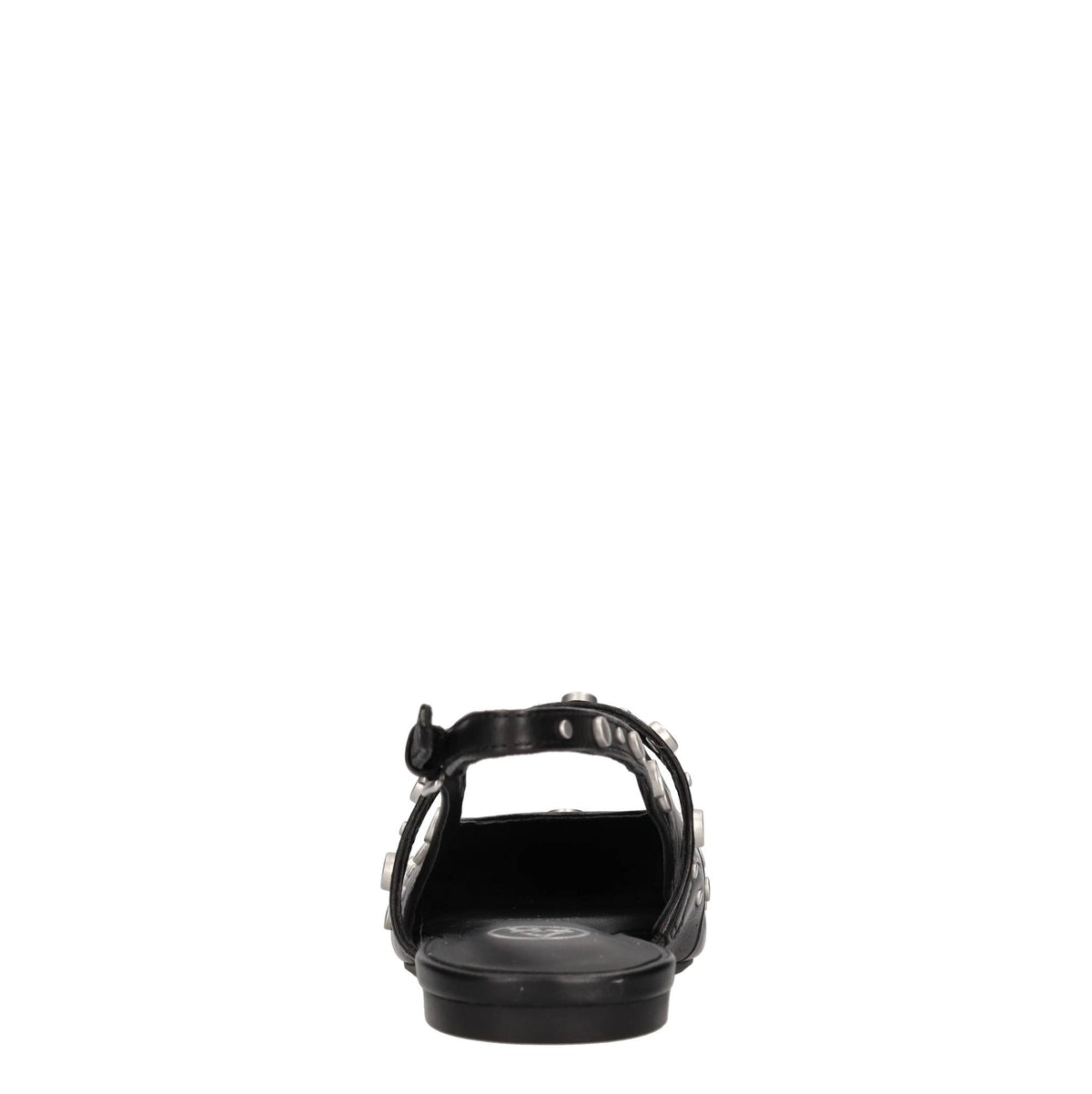 Ballerine slingback Brenda in pelle e borchie 
