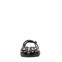 Ballerine slingback Brenda in pelle e borchie 