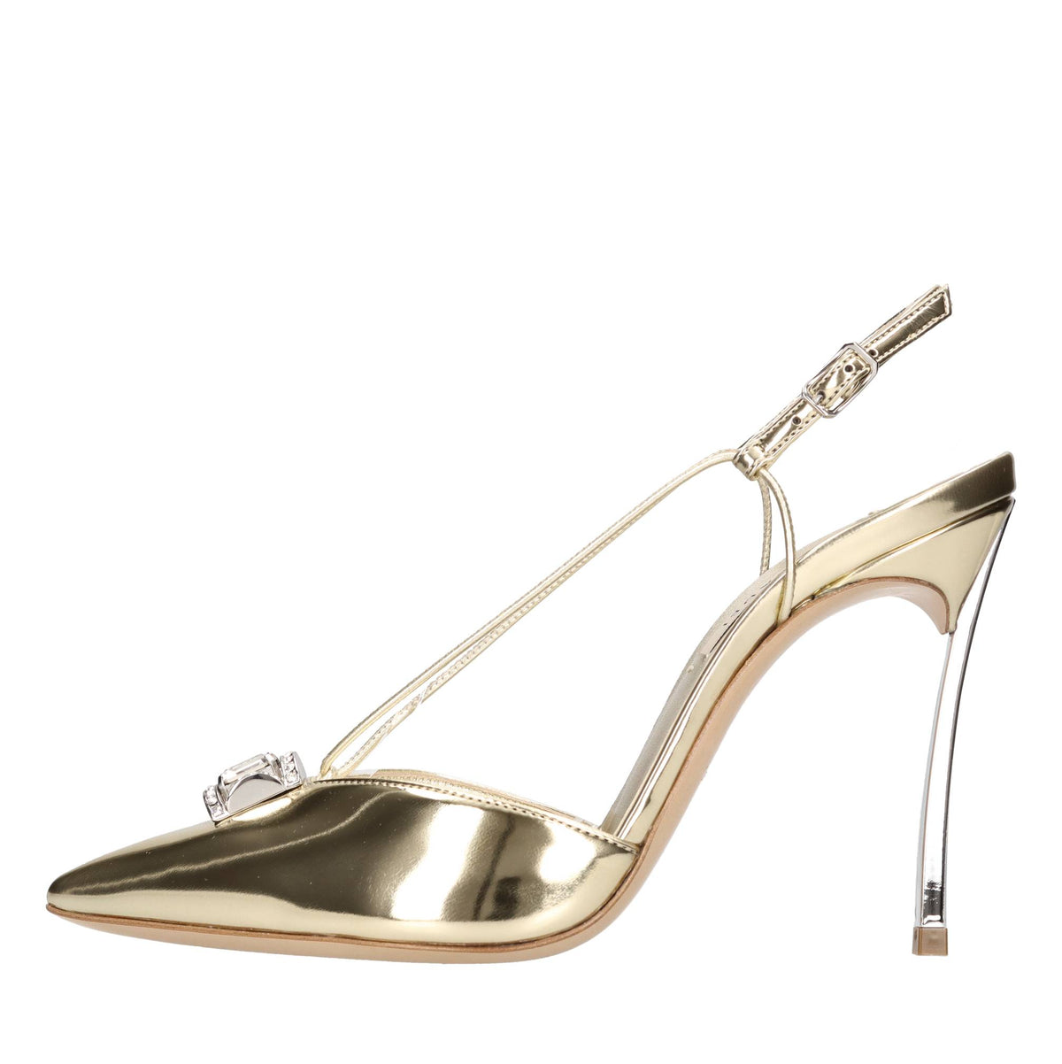 Décolleté slingback BLADE in ecopelle 