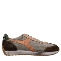 Sneakers modello HERITAGE Equipe H Dirty Stone Wash Evo in tessuto e pelle scamosciata 