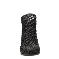 Tonchetti in pelle intrecciata 
