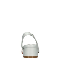 Décolleté slingback in pelle 