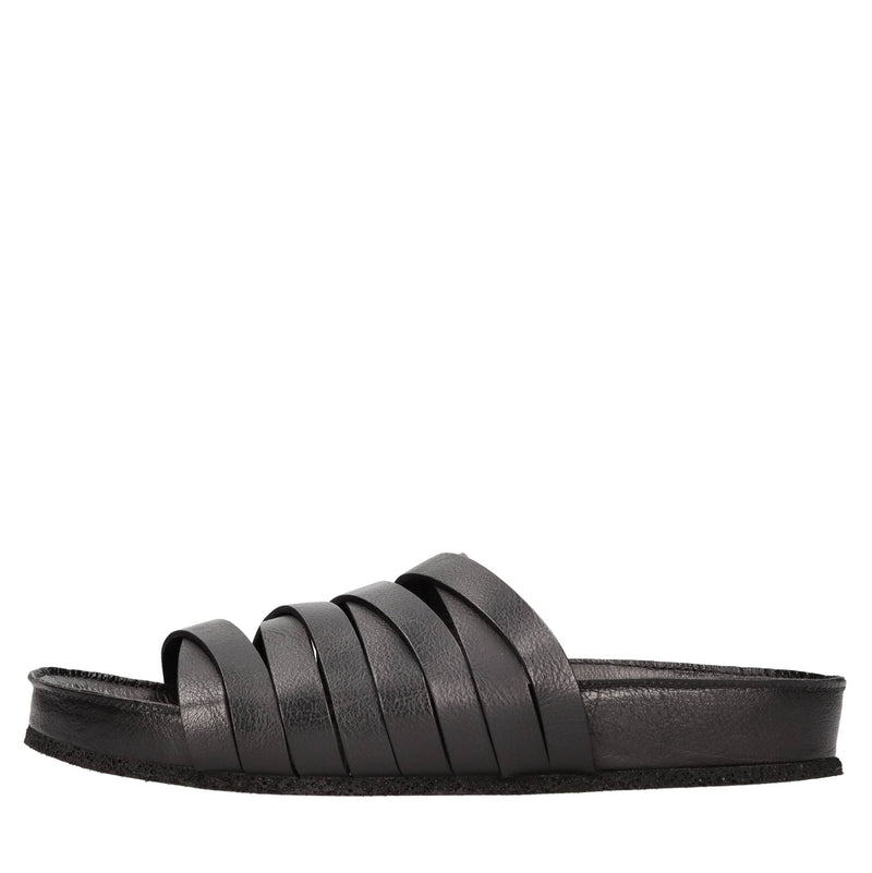 Mules in pelle 