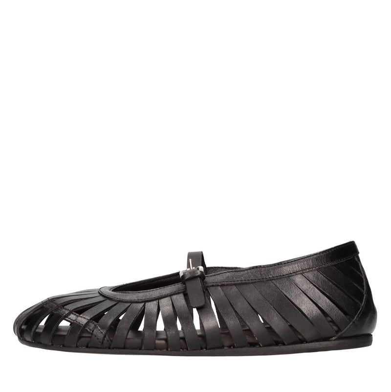 Ballerine in pelle 