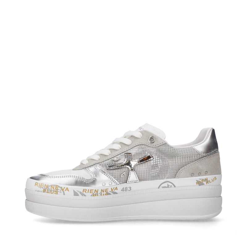 Sneakers multimateriale 