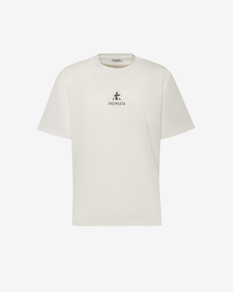 T-shirt in cotone con logo 