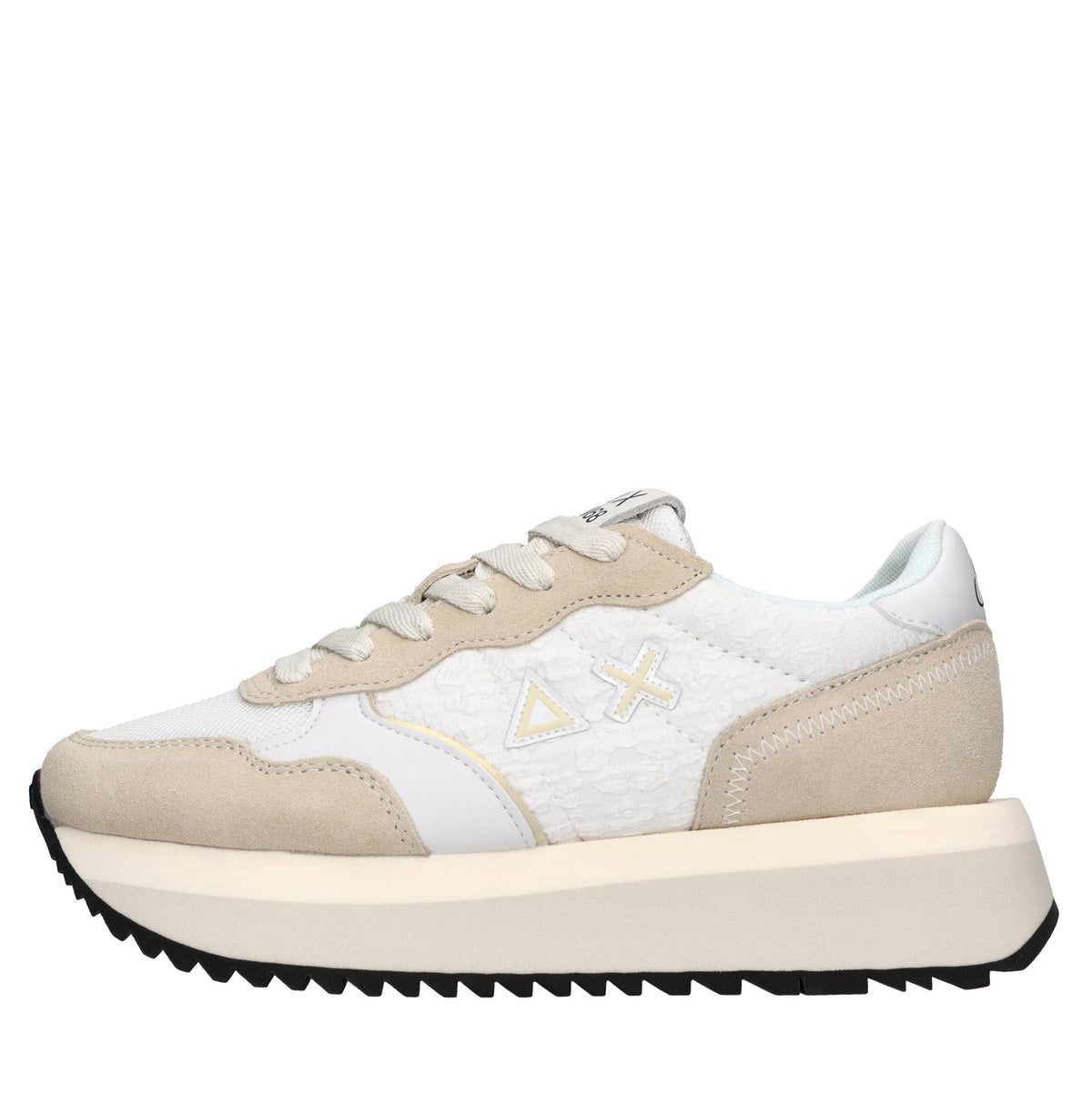 Sneakers modello Z35209 SUN68 in pelle scamosciata e tessuto traspirante 