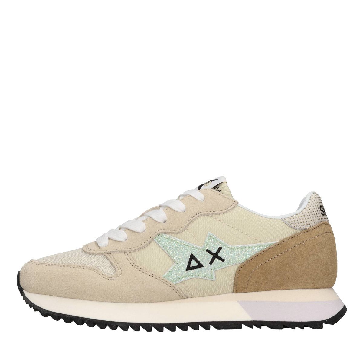 Sneakers modello Z35212 SUN68 in pelle scamosciata e tessuto traspirante 