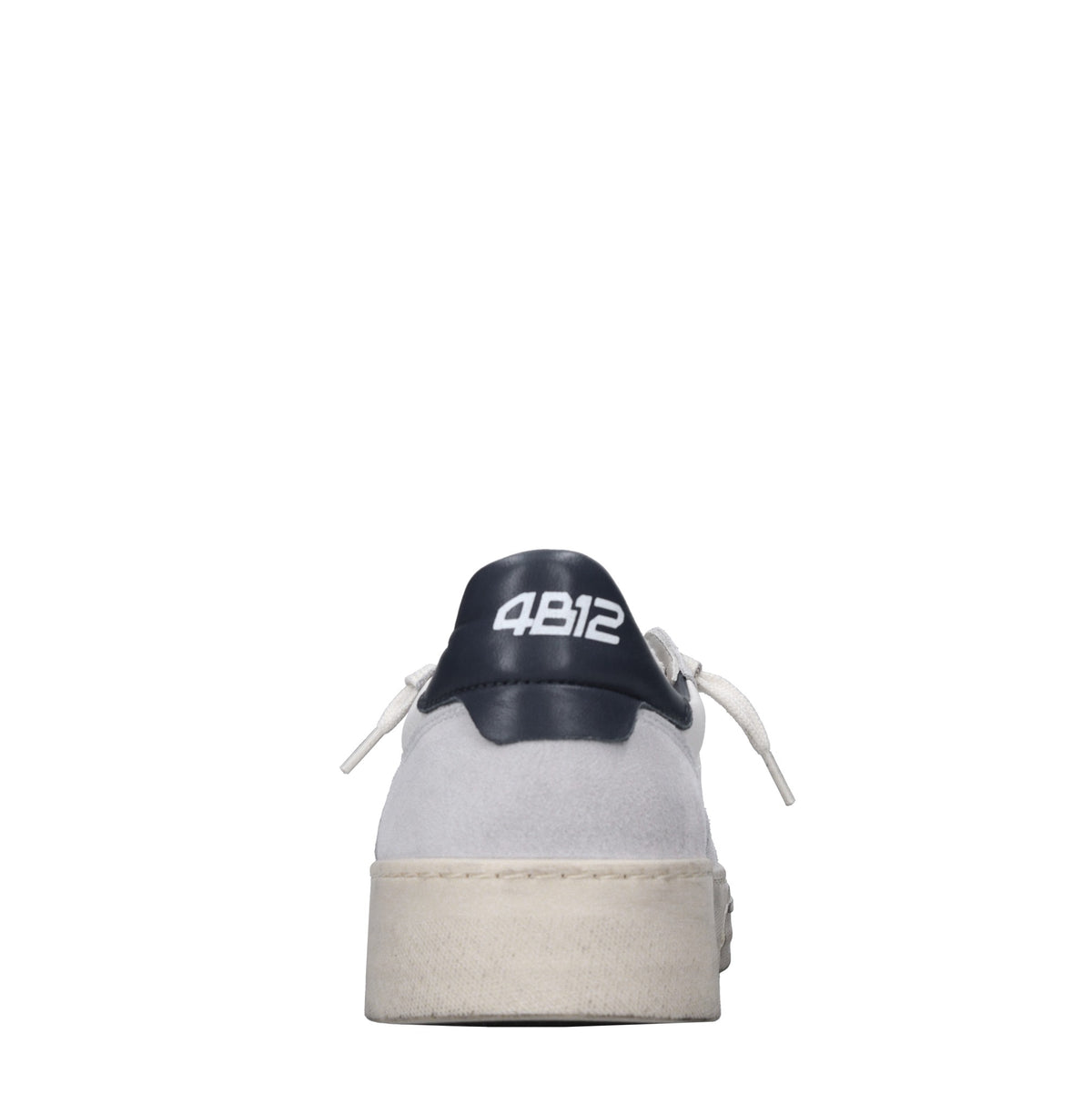 Sneakers in pelle e tessuto 