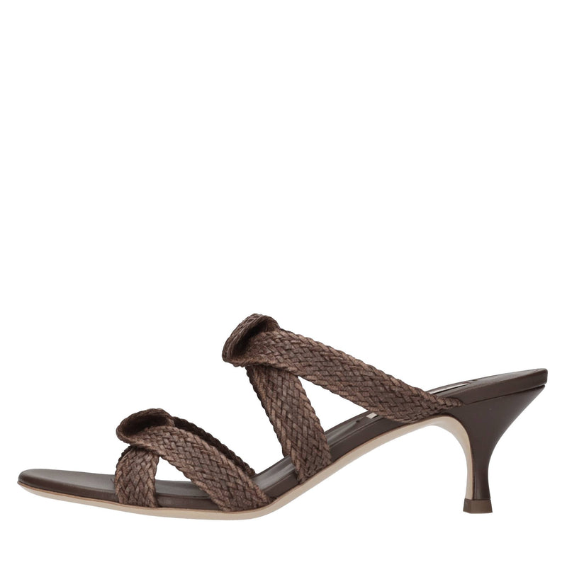 Mules Mariposa in pelle ed ecopelle<BR/> 