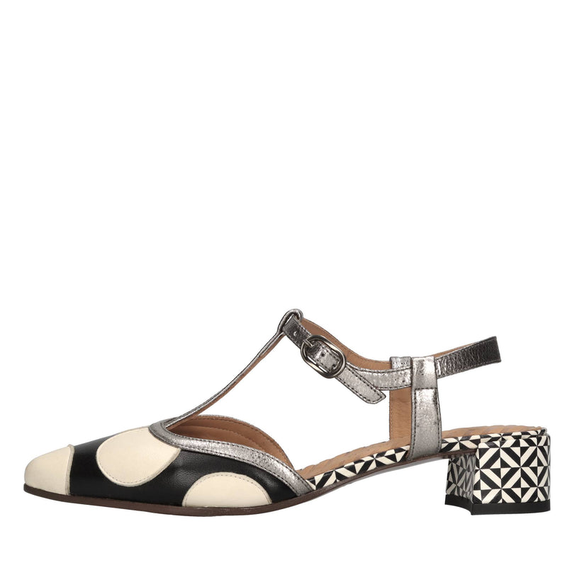 Décolleté slingback Hamel in pelle 