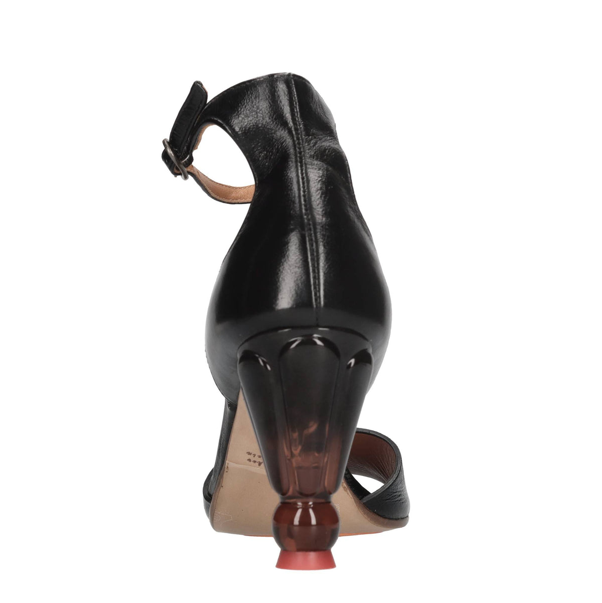Décolleté open toe Upsala in pelle. 