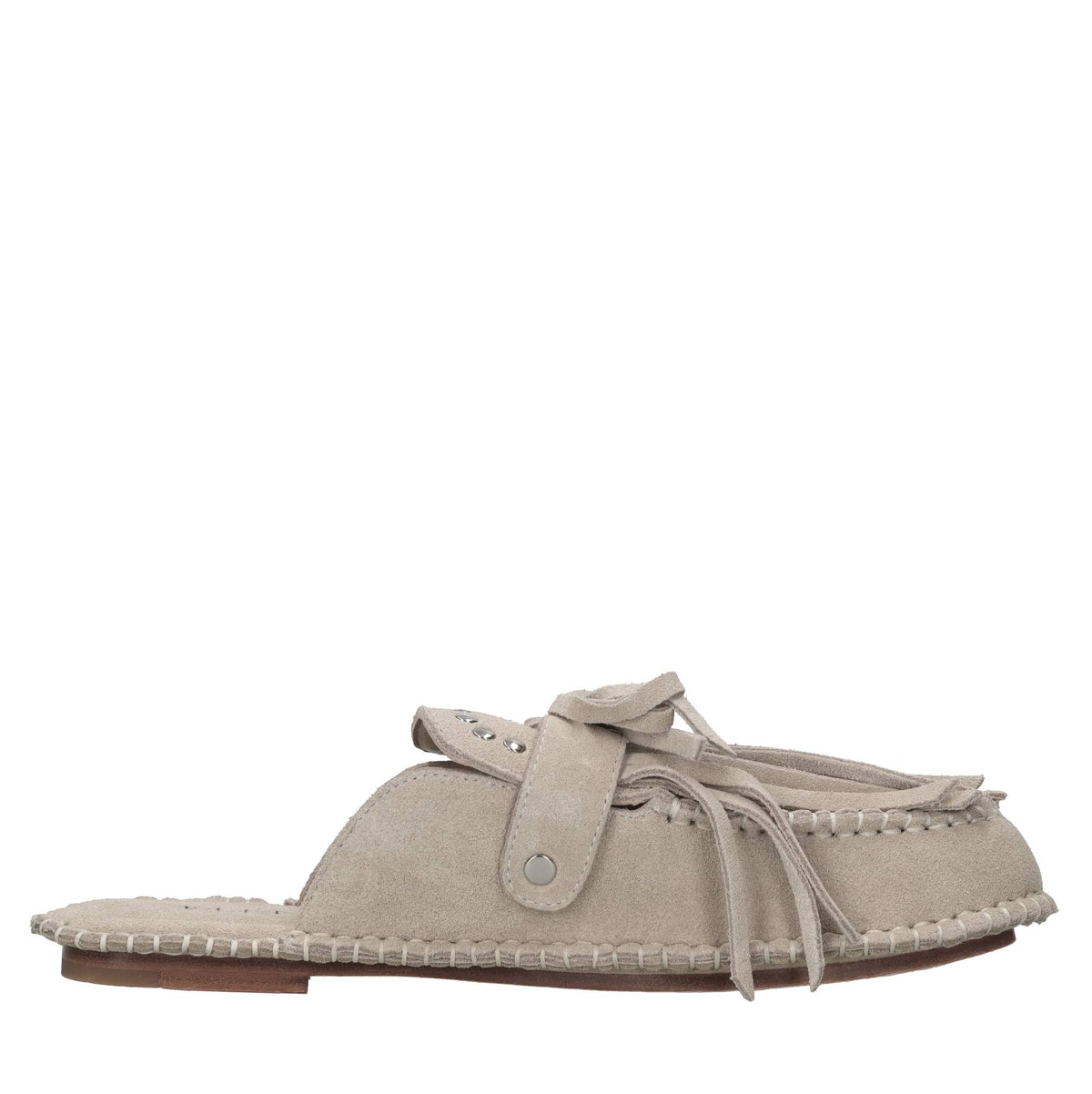 Sabot in camoscio 
