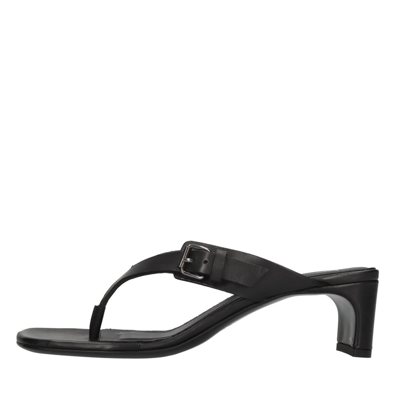 Mules in pelle 