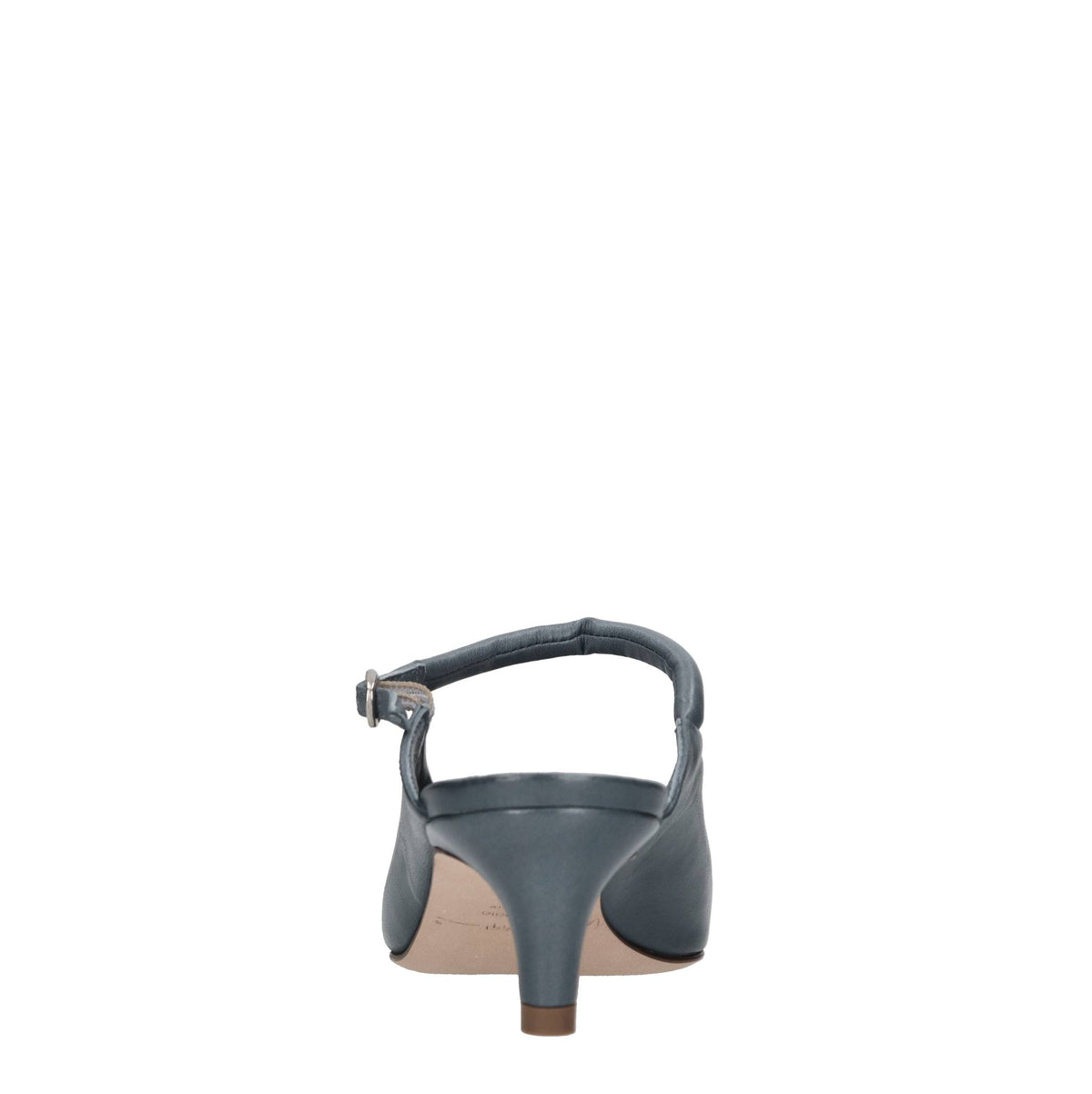 Décolleté slingback in pelle 