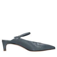 Décolleté slingback in pelle 
