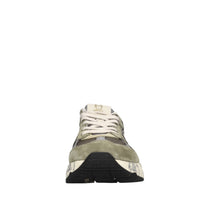 Sneakers in pelle ecopelle e tessuto 
