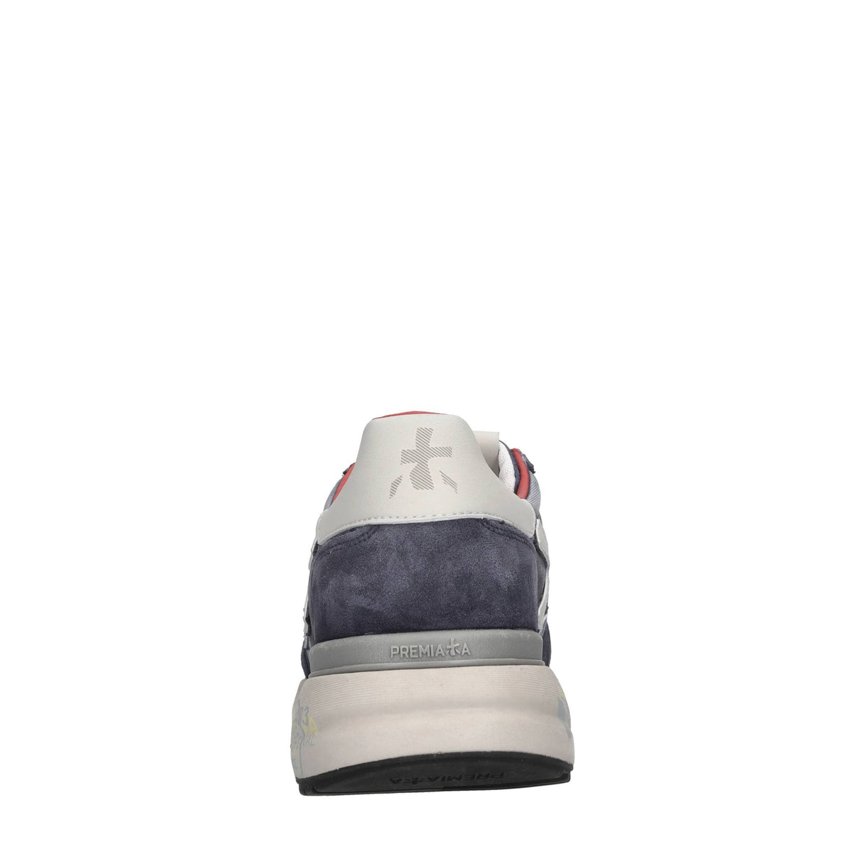 Sneakers in pelle ecopelle e tessuto 