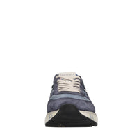 Sneakers in pelle ecopelle e tessuto 