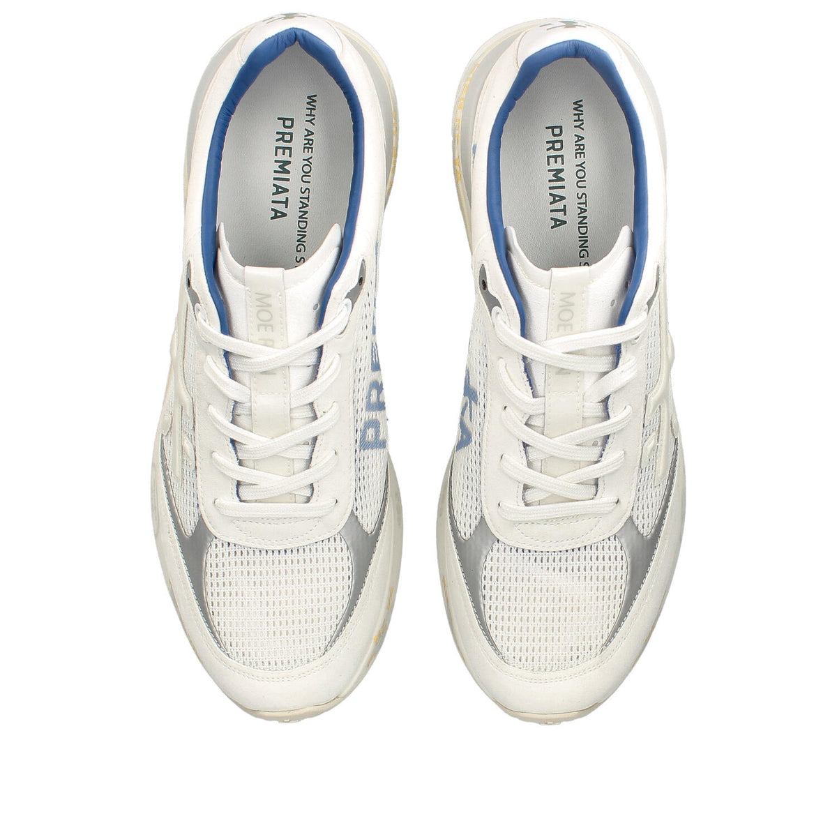 Sneakers in camoscio ecopelle e tessuto 