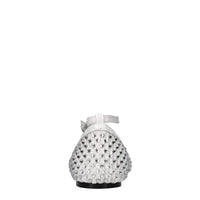 Ballerine Dollie in pelle tessuto e strass 